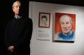A new exhibition on child Holocaust survivors includes  Dr Paul Valent (seen with portraits of himself as a child and an ...