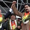 Raul Castro, Evo Morales and Nicolas Maduro at the Group of 77 Summit