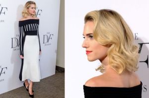 I love this DVF look on Allison Williams because it’s both retro in a Veronica-Lake-officewear way but also entirely ...