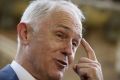 Speaking to news media in Mumbai, India, Australian Prime Minister Malcolm Turnbull referred to his past opposition to ...
