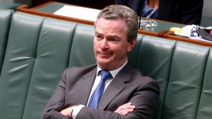 Defence Industry Minister Christopher Pyne.