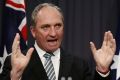 Acting Prime Minister Barnaby Joyce: "They're just trying to be smart alecs by sending across this ridiculous little ...