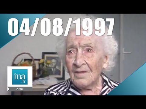 20h France 2 du 4 août 1997 - Mort de Jeanne Calment | Archive INA