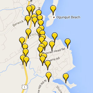 Ogunquit Chamber of Commerce Members Map