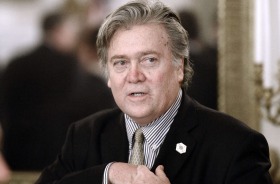 Dumped: President Donald Trump's chief strategist Steve Bannon.