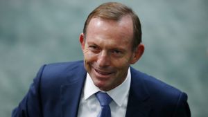 Former prime minister Tony Abbott departs after Question Time at Parliament House in Canberra on Monday 20 March 2017. ...
