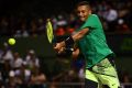 Rich vein of form: Nick Kyrgios takes on Alexander Zverev at the Miami Open.