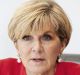 Foreign Minister Julie Bishop.