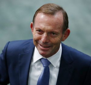 Former prime minister Tony Abbott departs after Question Time at Parliament House in Canberra on Monday 20 March 2017. ...