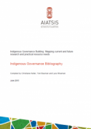 Cover of Indigenous Governance Bibliography