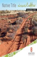 Native Title Newsletter - December 2015 cover