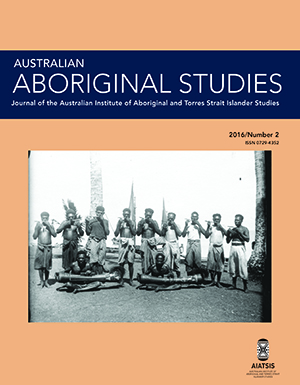 aboriginal studies press journal cover issue 2