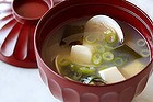 Miso soup.