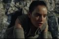 Rey (Daisy Ridley) in the opening of the trailer for The Last Jedi