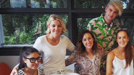 Pyjama Day at Hardtofind: Giorgii Tsironis, Erica Stewart (founder), Erin Brennan, Will Davidson, Georgia Prince, Sarah ...