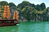 Ha Long Bay, 175 kilometres east of Hanoi, has one of the world's most remarkable coastal landscapes. 