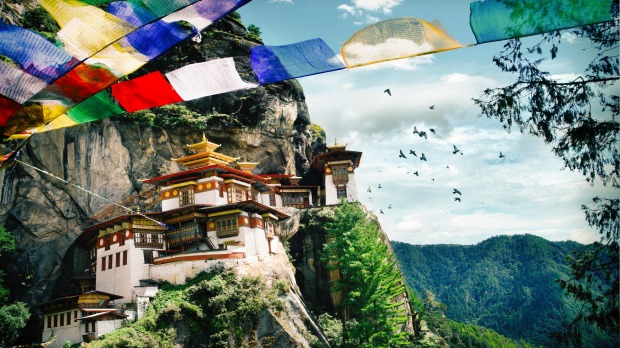 Tiger's Nest Monastery (Taktshang) in the Kingdom of Bhutan.