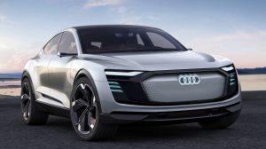 2017 Audi e-tron sportback concept.