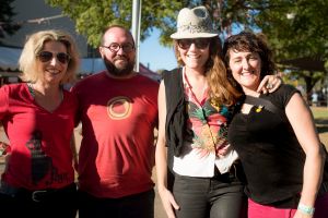 Pip Spence, Toby Gifford, Caroline McGregor, and Cat Cullen. 