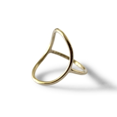 Arch Envelope Ring in 9ct Yellow Gold