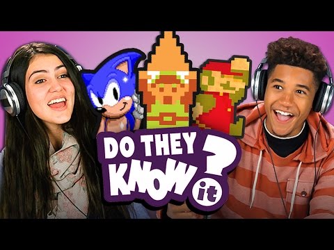 DO TEENS KNOW CLASSIC VIDEO GAME THEMES? (REACT: Do They Know It?)