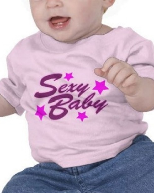 No need to worry about sexual innuendo with this shirt it labels your baby so others won't have to.