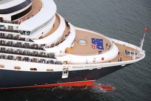 The Queen Victoria on her first visit to Australia in 2008.