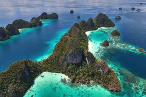 Raja Ampat is a chain of islands in the Birds Head region of West Papua.