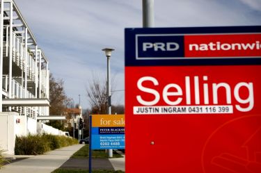 Canberra's median house price has hit a record high, while unit prices have fallen.