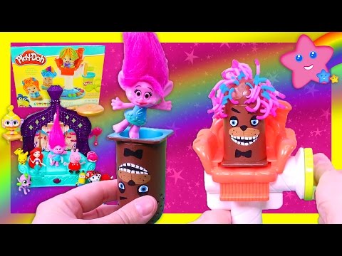 Five Nights at Freddy's Custom Play-Doh Crazy Cuts Hair With Trolls Poppy DIY Parody