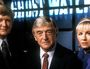 Well known presenters including Michael Parkinson (centre) lent Ghostwatch an air of authenticity.
