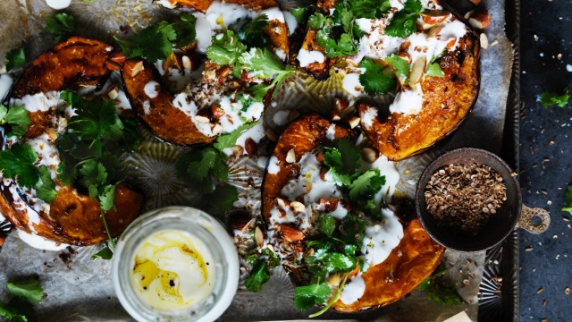 Neil Perry recipe for Good Food, Epicure
Styling Hannah Meppem
Spice roast pumpkin