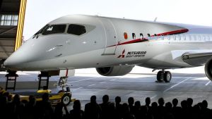 The Mitsubishi Regional Jet (MRJ) is being prepped for test flights next year.