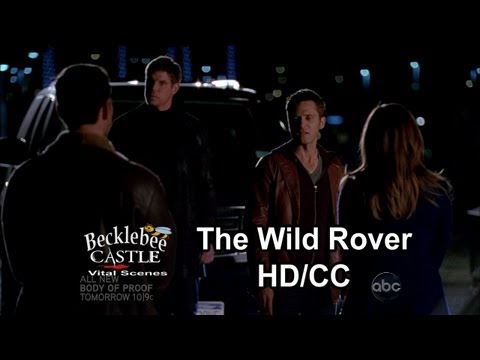 Castle 5x18 "The Wild Rover" Ryan's  Confrontation w/ the Mob & A Funny Team Rescue (HD/CCL-L)