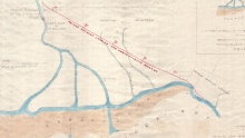 1878 thunder bay harbour map