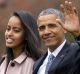 Malia with her dad at the White House last year.