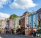 Portobello Road Market at Notting Hill, in London.