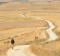 Traveller walks the Camino de Santiago de Compostela, Spain. 