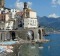 The coastal road running through Atrani on the Amalfi Coast in Italy. Photo: Brian Johnston str15-trav10Euro