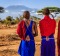 African warriors from Maasai tribe who live in southern Kenya and northern Tanzania.