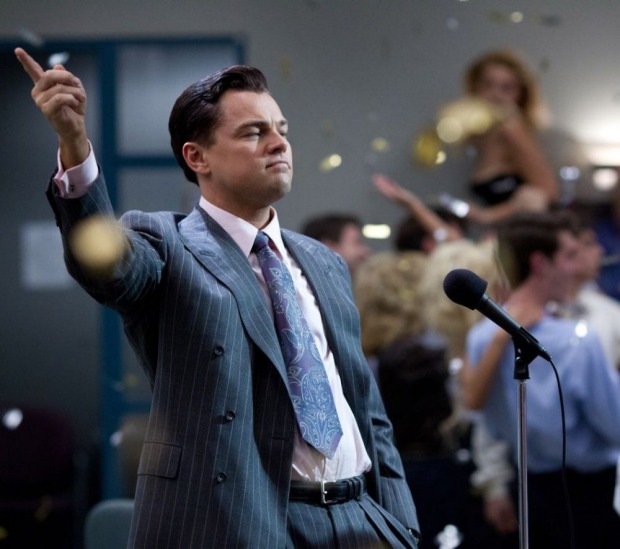 Leonardo DiCaprio portrayed Jordan Belfort in <i>The Wolf of Wall Street</i>.