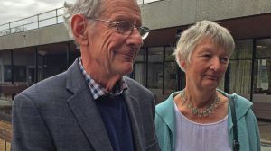 Graham and Meg Hemmings who previously owned a piano where a stash of gold was found.