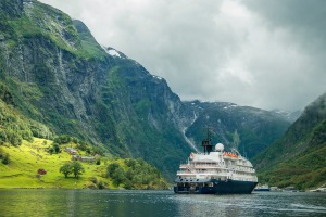 The MS Hebridean Sky in Norway on an APT Majestic Fiords cruise. 
