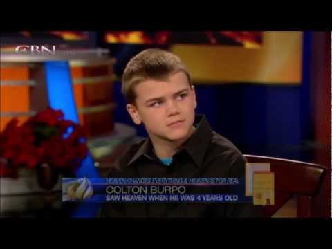 "Heaven is For Real" Revisited December 7, 2012 ~ Colton Burpo at 13