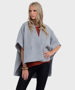 Wool Cape Poncho