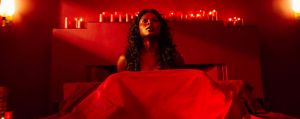 Yetide Badaki as ancient goddess Bilquis in the TV series American Gods.