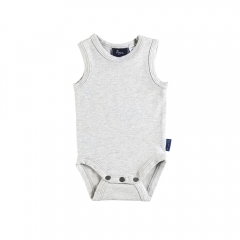 Nimmy Luxe Organic Bodysuit - Grey Marle