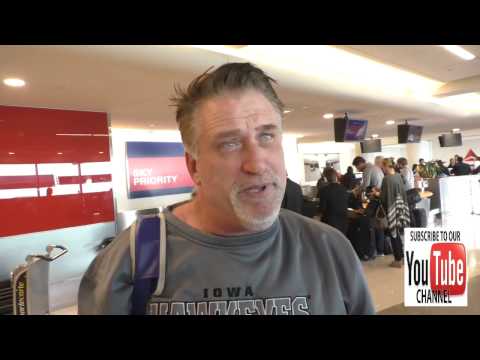 Daniel Baldwin talks about how many kids Alec Baldwin will have as he departs at LAX Airport in Los