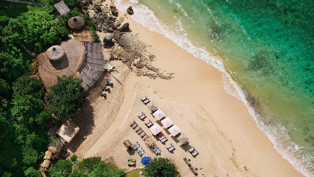 Aerial view of Karma Kandara beach club. Picture: Karma Kandara