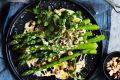 Asparagus and Hazelnut Salad with Creamy Dressing.